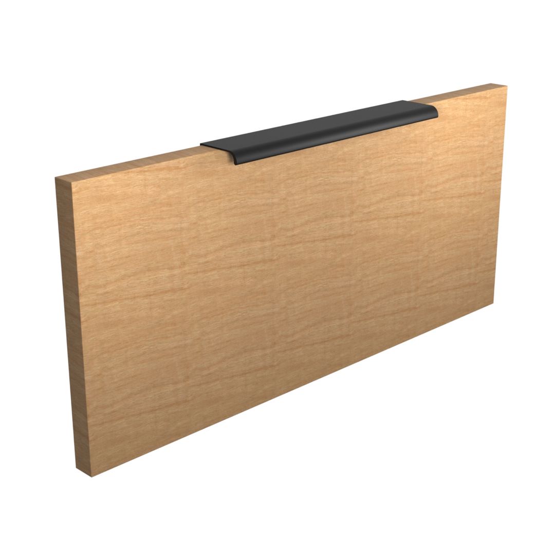 FEST FE8 - Aluminiowy uchwyt meblowy krawędziowy do mebli + wkręty - miniatura 5