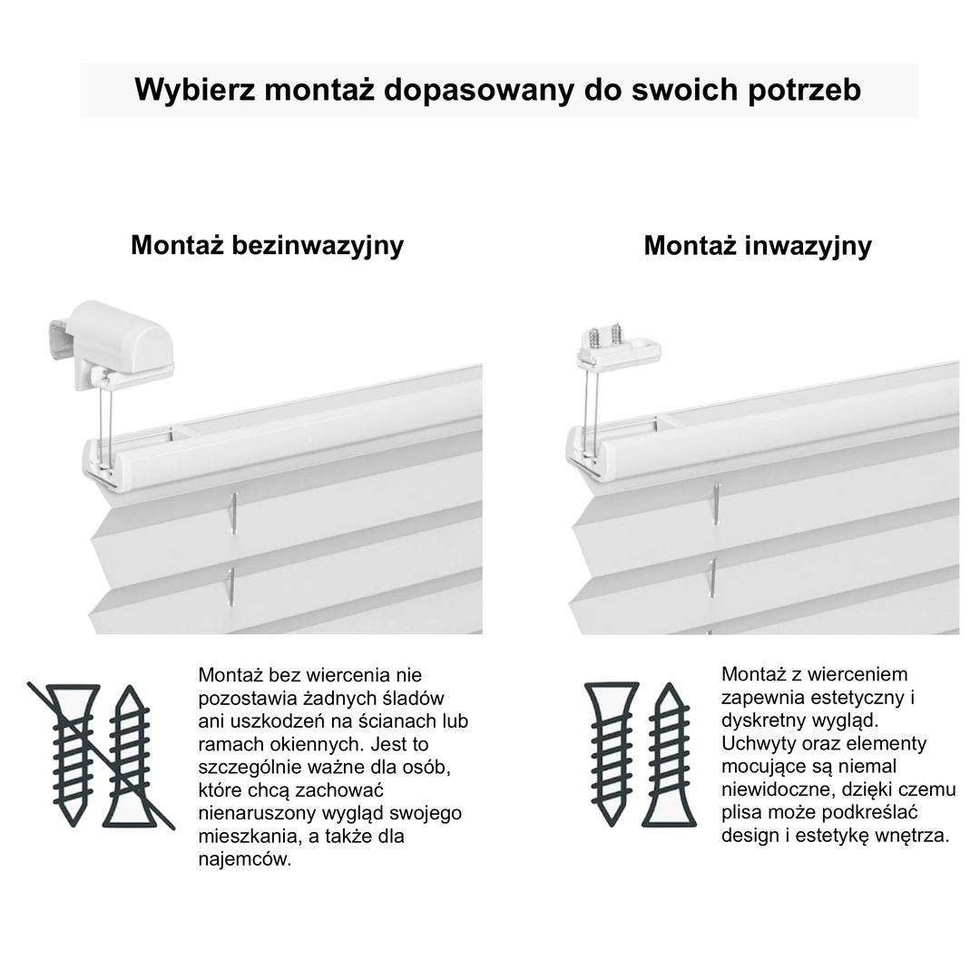 Plisa Okienna Zaciemniająca | Typ TERMOIZOLACYJNA PREMIUM | Ograniczone Nagrzewanie - Konfigurator - miniatura 3