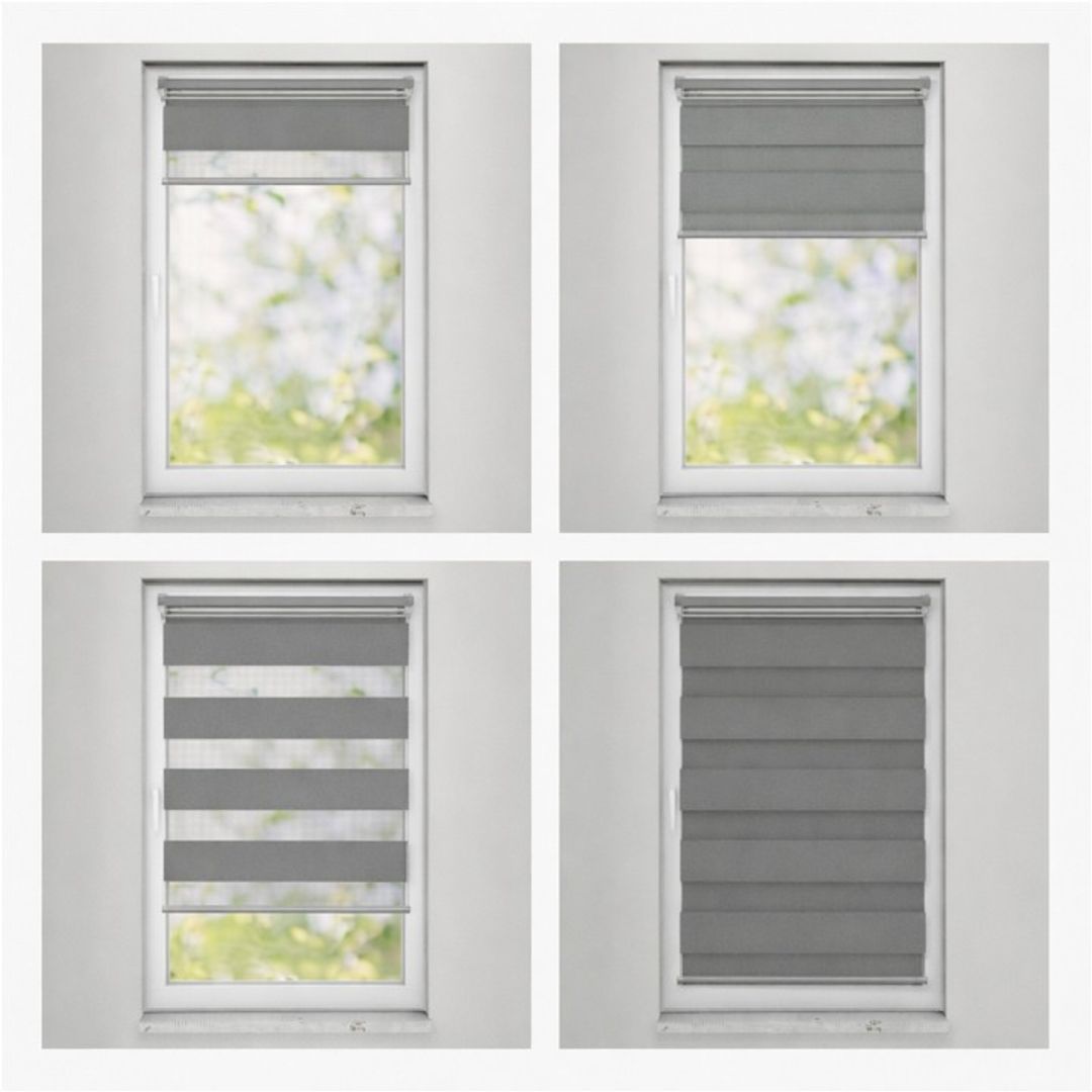 Roleta Okienna Zaciemniająca | Typ Dzień i Noc | Materiał Standard - Konfigurator na wymiar - miniatura 14