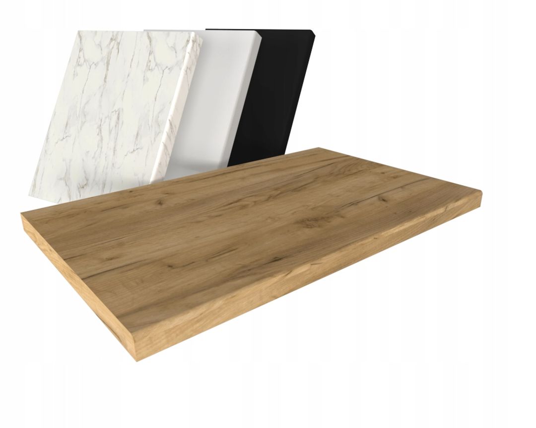 Blat Kuchenny | Roboczy | Głębokość 60 cm | Grubość 3,8 cm - DĄB ZŁOTY CRAFT - Konfigurator - Krak Meble