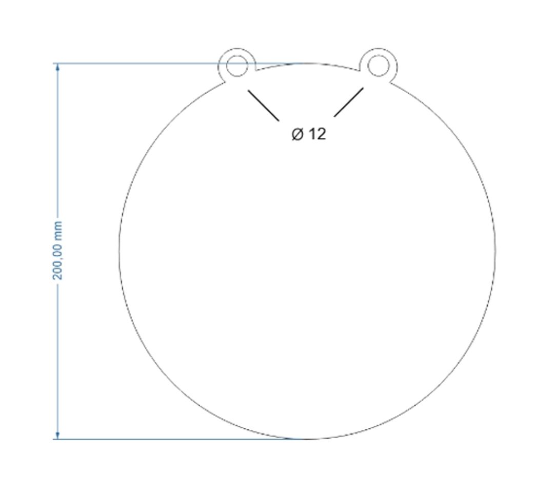 Cel strzelecki GONG MIŚ - HARDOX 500 - miniatura 3