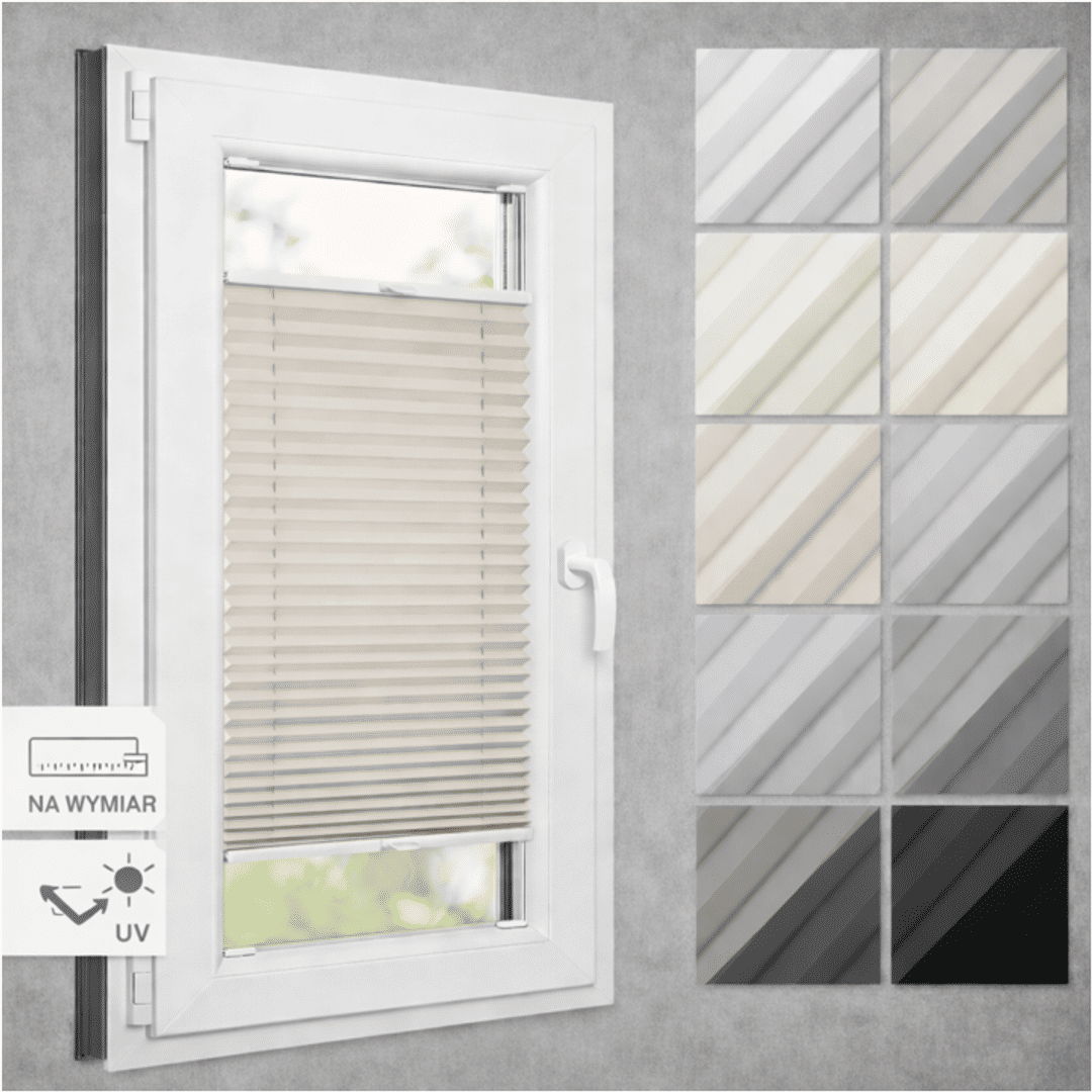 Plisa Okienna Zaciemniająca | Typ TERMOIZOLACYJNA PREMIUM | Ograniczone Nagrzewanie - Konfigurator - miniatura 11