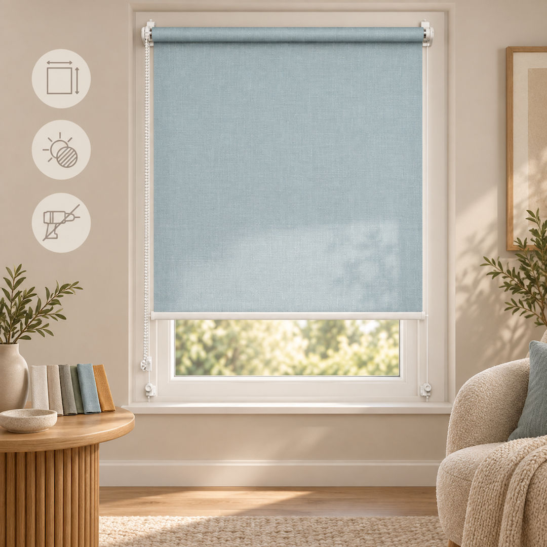 Stoffrollo nach Maß Standard – klassisches Fensterrollo