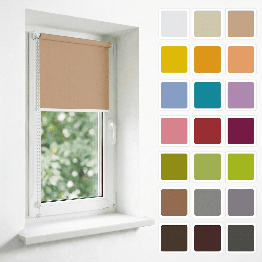 Roleta Okienna Zaciemniająca | Pełna | Materiał Standard - Konfigurator na wymiar - vilo-living