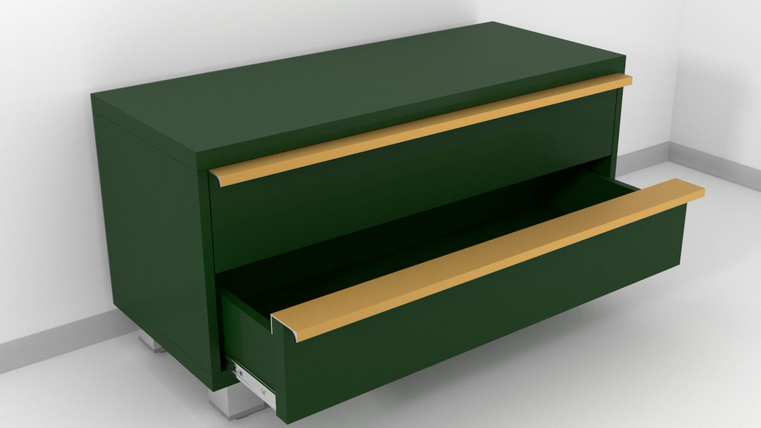 Aluminiowy uchwyt krawędziowy AL-1 cięty - na wymiar - miniatura 15