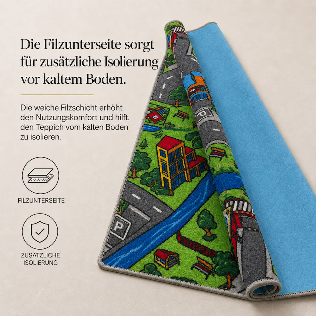Kinder-Teppichboden nach Maß – bunte Motive, geprüft und schwer entflammbar - miniatura 4