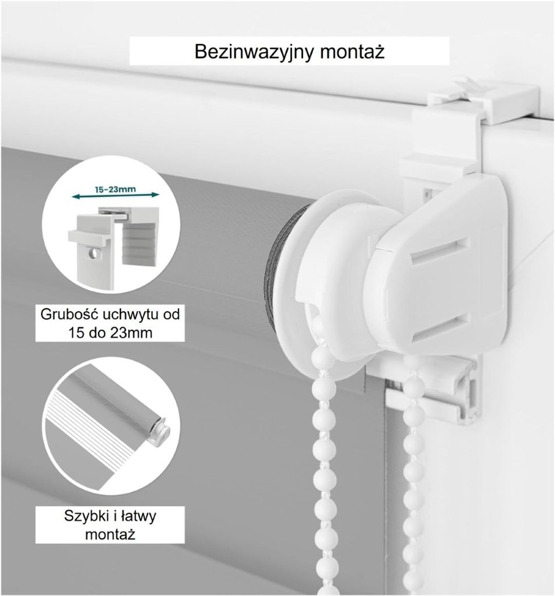 Roleta Okienna Zaciemniająca | Pełna | Premium Blackout - Konfigurator na wymiar - miniatura 14