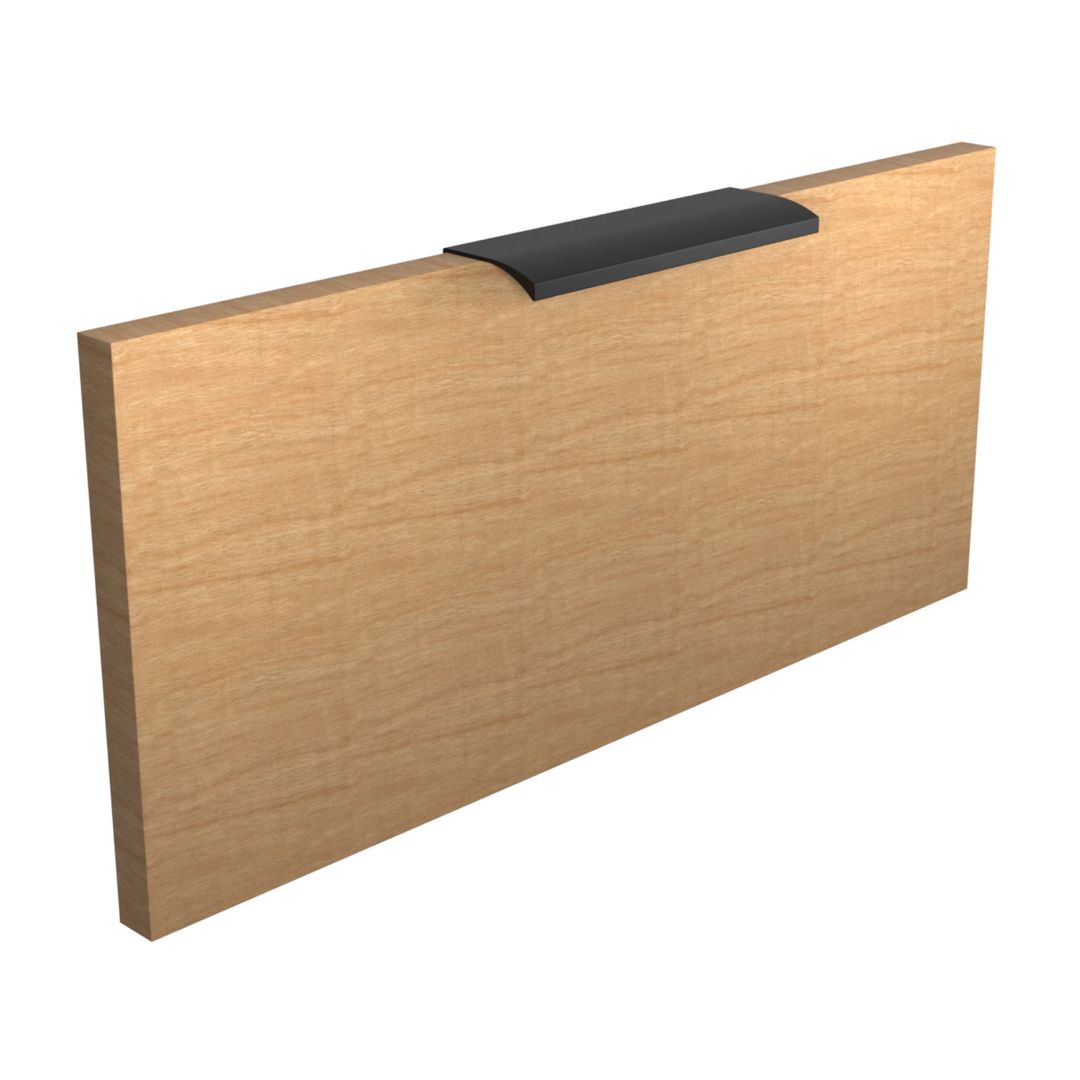 FEST FE9 - Aluminiowy uchwyt meblowy krawędziowy do mebli + wkręty - miniatura 5