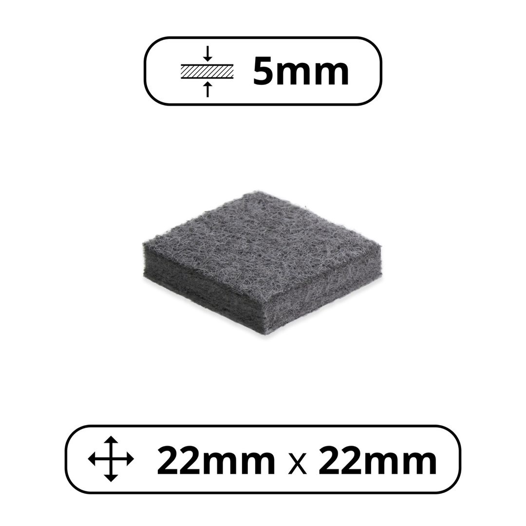 20 x Kwadrat 22x22 mm