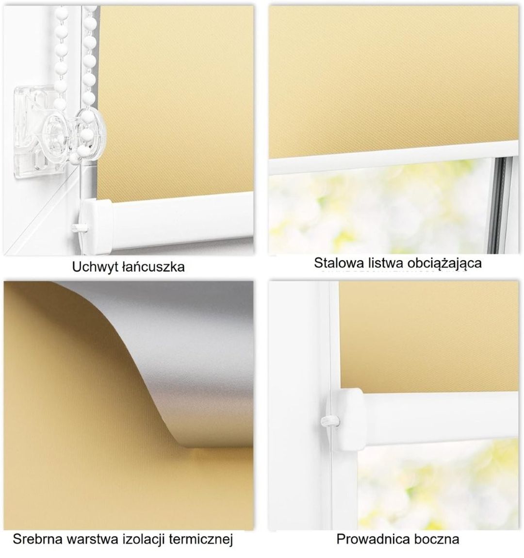 Roleta Okienna Zaciemniająca | Pełna | Premium Blackout - Konfigurator na wymiar - miniatura 3