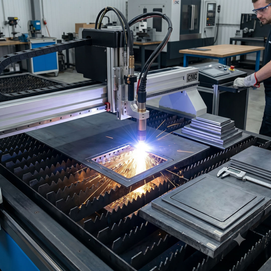 Blacha stalowa S235 cięta na wymiar plazmą CNC – stal EN 10025 - miniatura 4