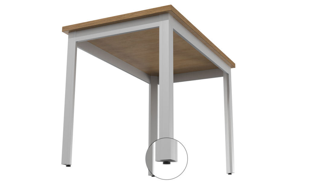 Aluminiowy stelaż pod stół CORNER – Konfigurator na wymiar - miniatura 6