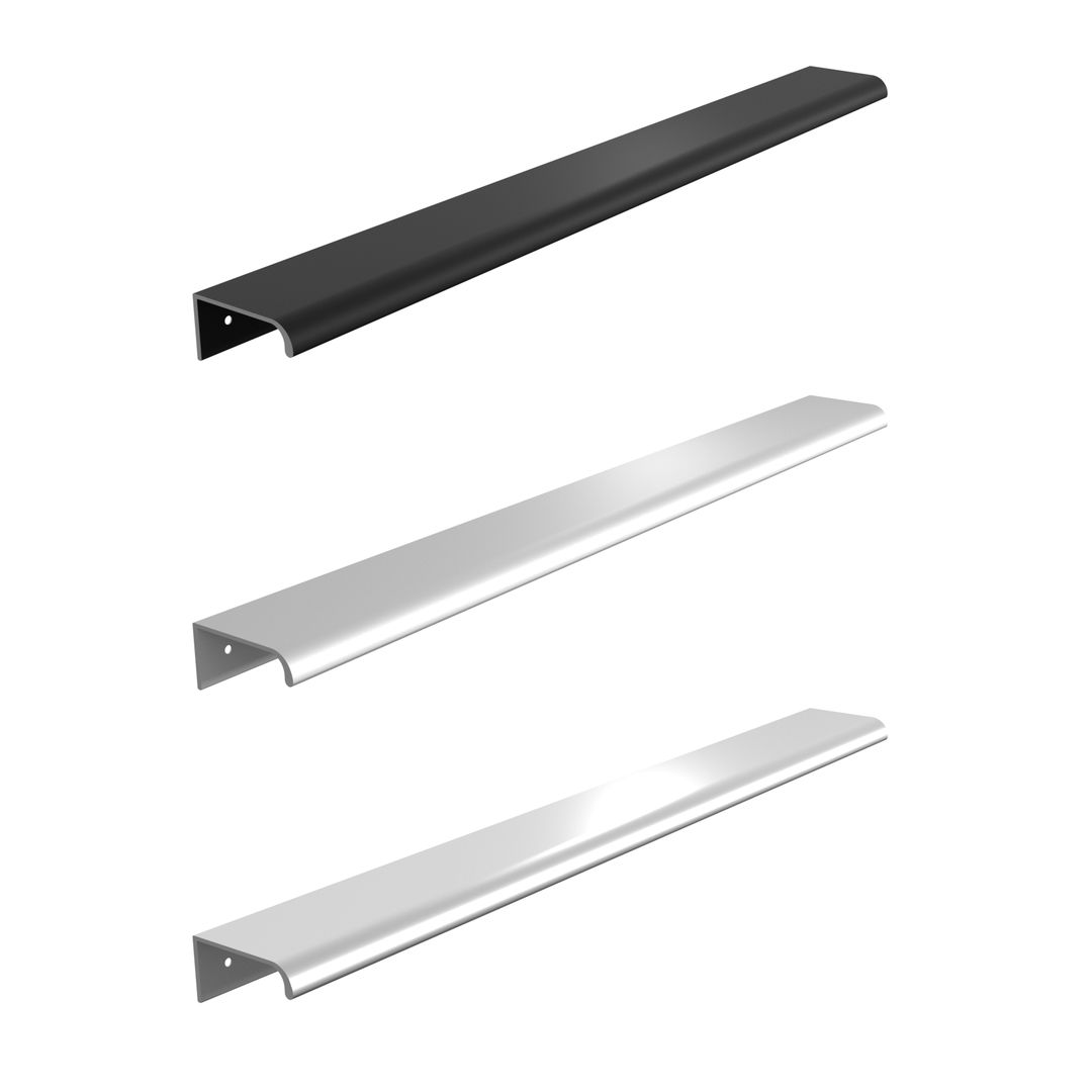 Aluminiowy uchwyt krawędziowy AL-5 cięty - na wymiar - Alusfera