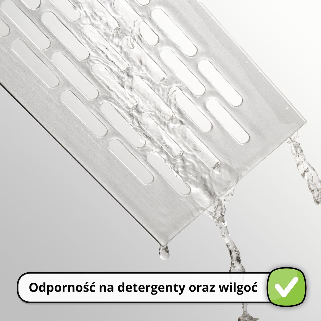 Aluminiowa kratka wentylacyjna do mebli - do szafek i zabudowy - Konfigurator rozmiaru i koloru - miniatura 3