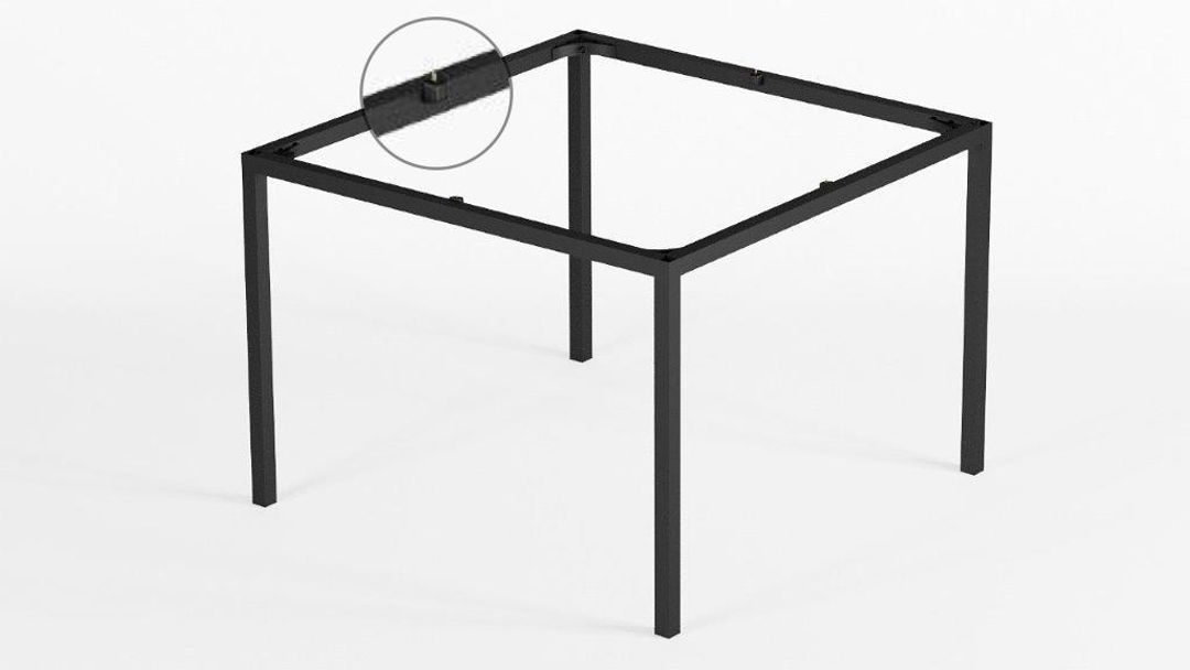 Aluminiowy stelaż pod stół BASIC (profil 20x20) – Konfiguracja na wymiar - miniatura 3