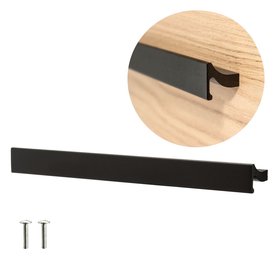 FEST FE7 - Aluminiowy uchwyt meblowy przykręcany do mebli + wkręty