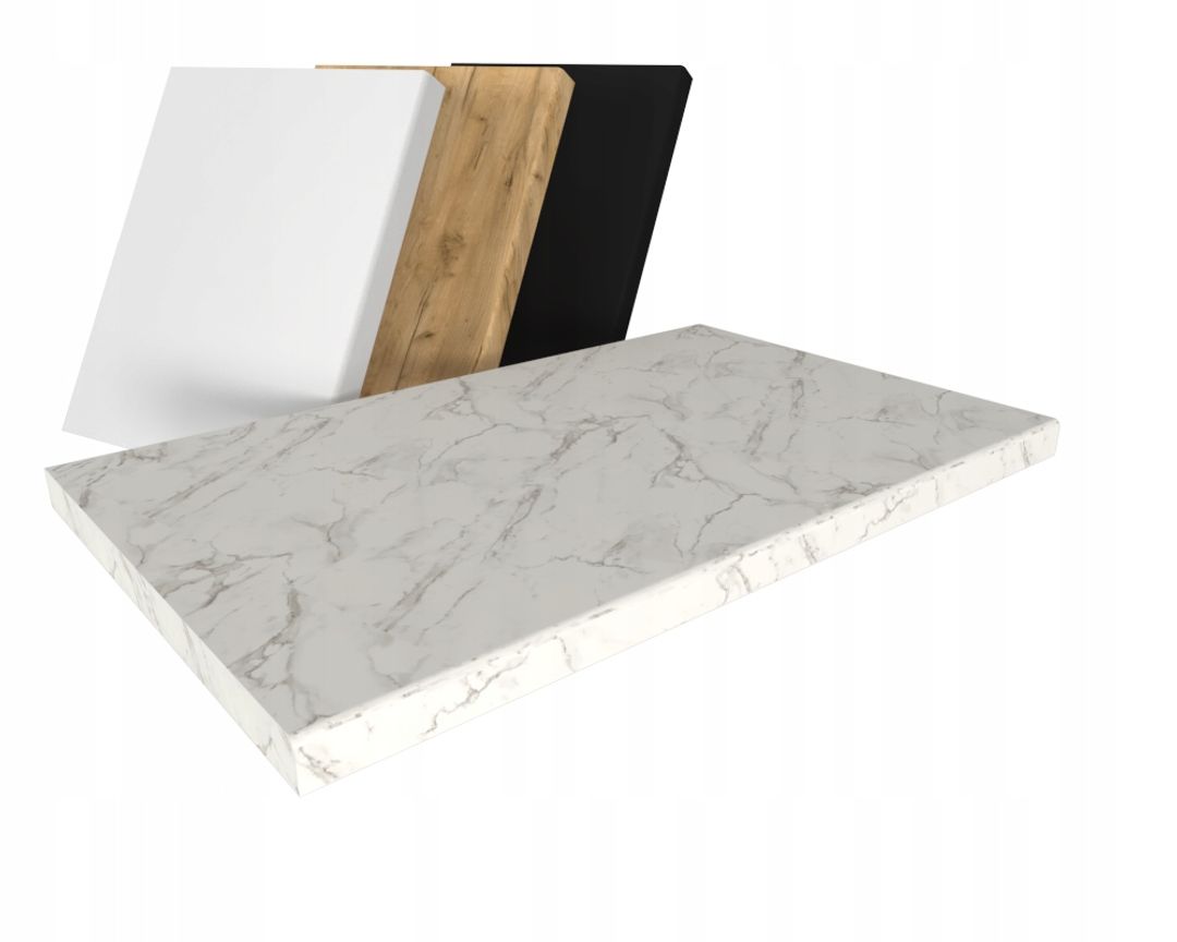 Blat Kuchenny | Roboczy | Głębokość 60 cm | Grubość 3,8 cm - MARMUR - Konfigurator na wymiar - Krak Meble