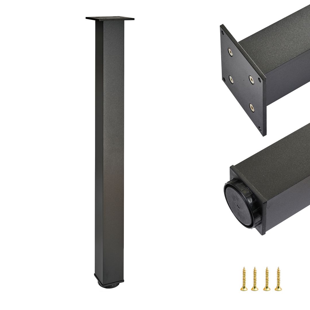 1 x Aluminiowa Noga Stołowa STRONG + Wkręty - Konfigurator - Alusfera