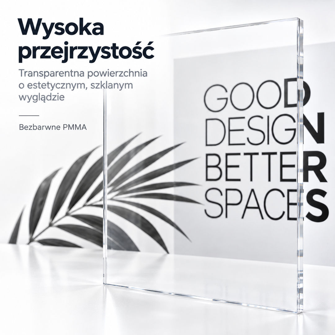 Pleksi bezbarwna na wymiar – płyta PMMA cięta laserowo - miniatura 6