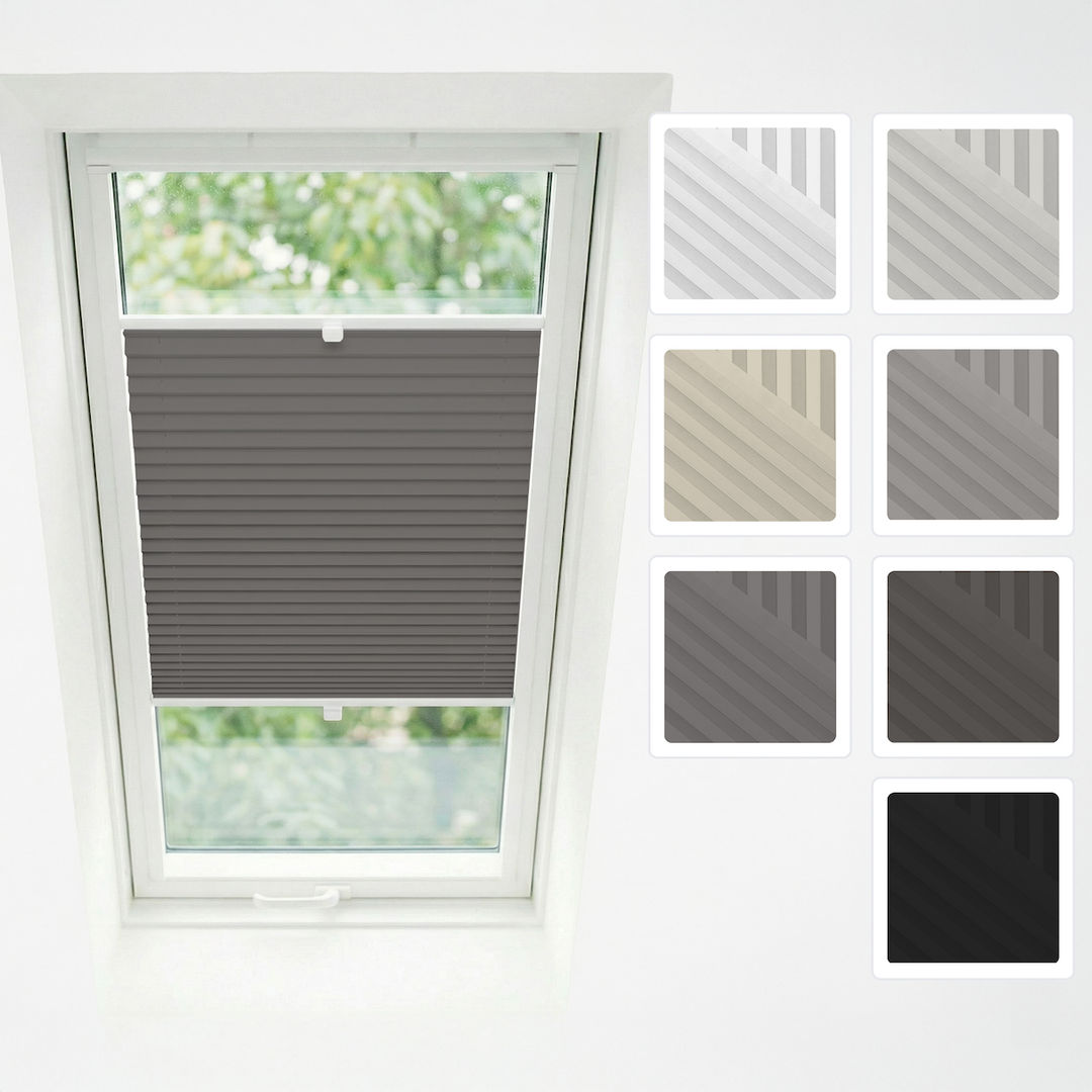 Plisa Dachowa Zaciemniająca | Premium Blackout | Pełne zaciemnienie - Konfigurator na wymiar - vilo-living