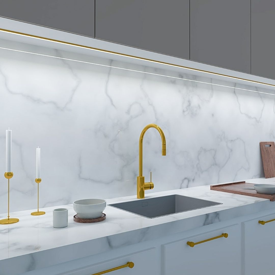 Aluminiowy kanał LED | Profil nakładany + Klosz - Konfigurator na dowolny wymiar - miniatura 7