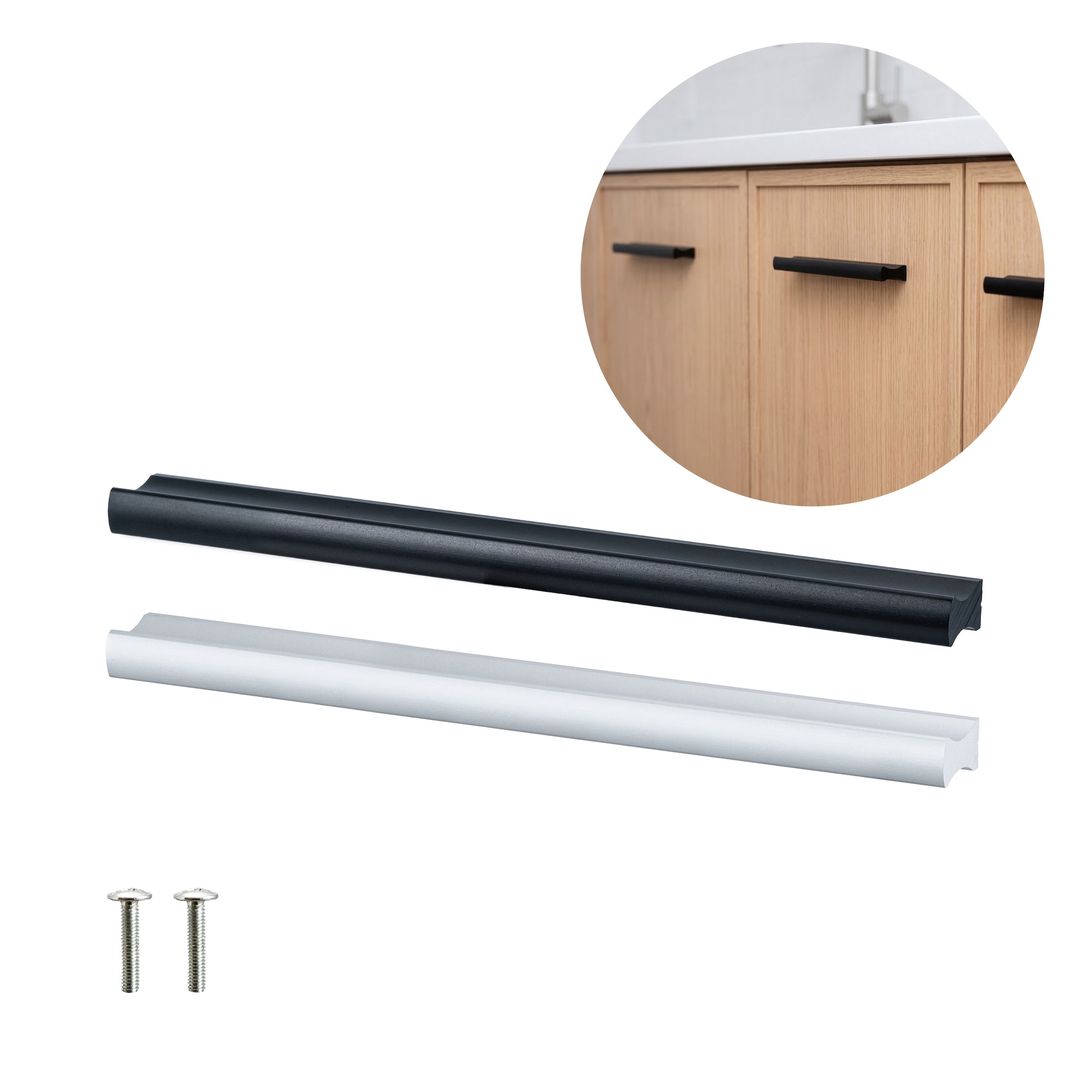 FEST FE13 - Aluminiowy uchwyt meblowy przykręcany do mebli + wkręty