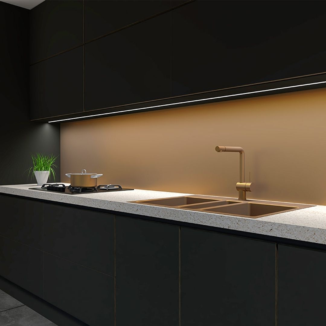 Aluminiowy kanał LED | Profil wpuszczany + Klosz - Konfigurator na dowolny wymiar - miniatura 5