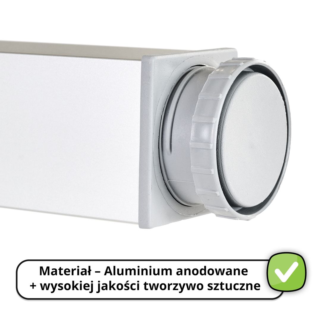 4 x Aluminiowa Noga Stołowa STRONG + Wkręty - Konfigurator - miniatura 7