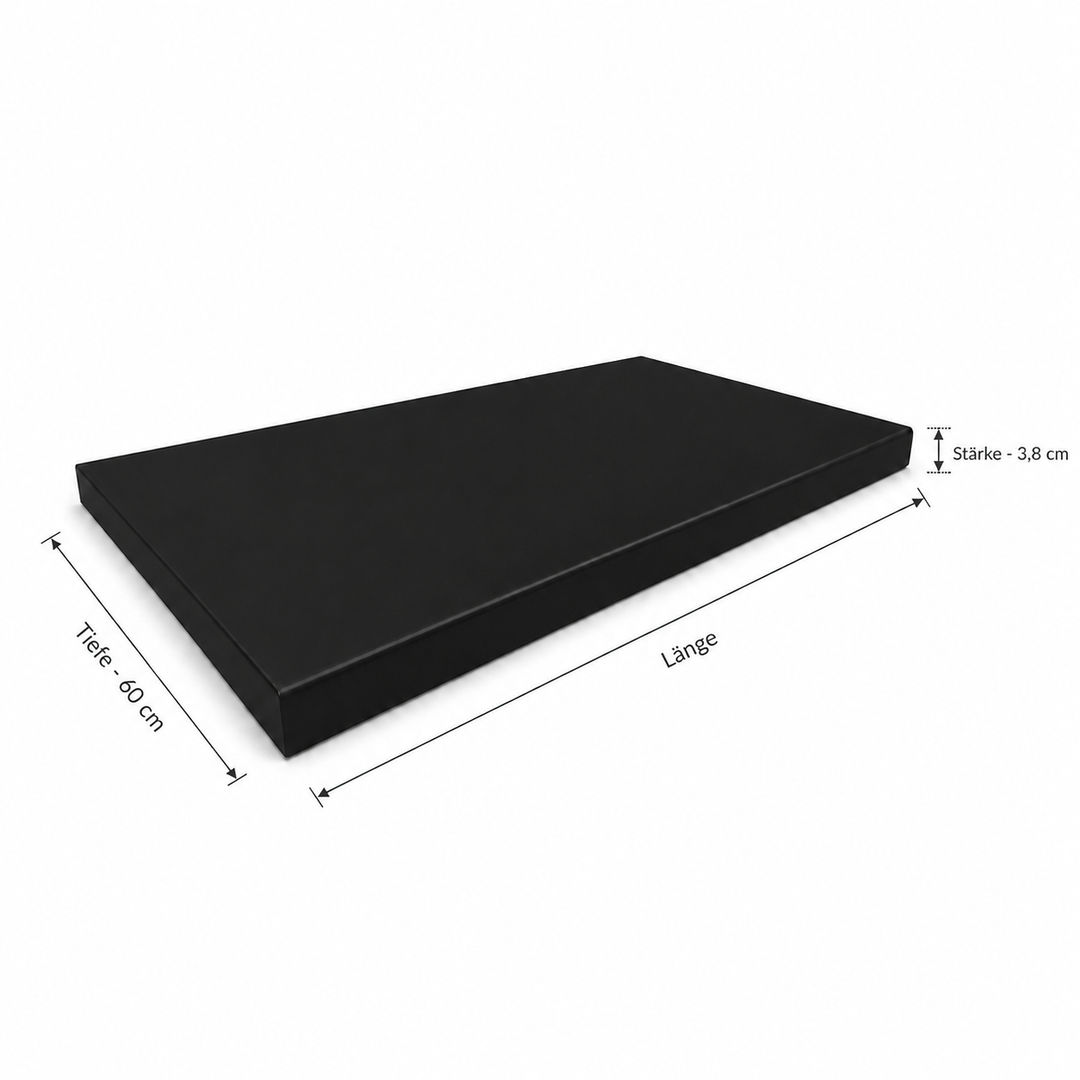 Küchenarbeitsplatte nach Maß zugeschnitten – Marmor-Optik – Breite 60 cm – Stärke 3,8 cm - miniatura 2