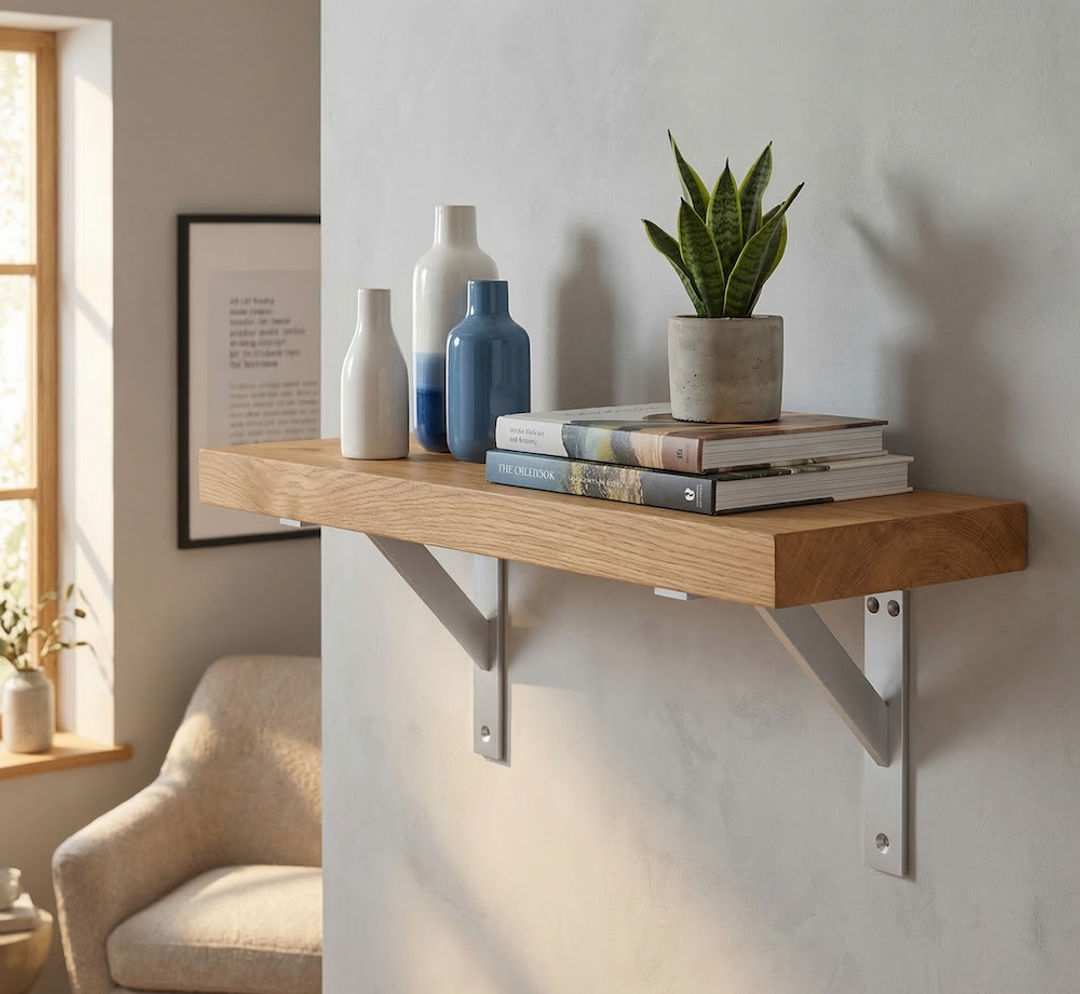 FEST Mocny aluminiowy wspornik uchwyt półki - komplet + wkręty - miniatura 11