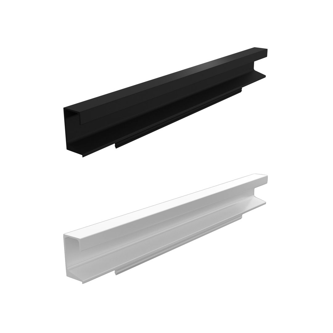 Aluminiowy uchwyt krawędziowy AL-7 malowany - na wymiar - Alusfera