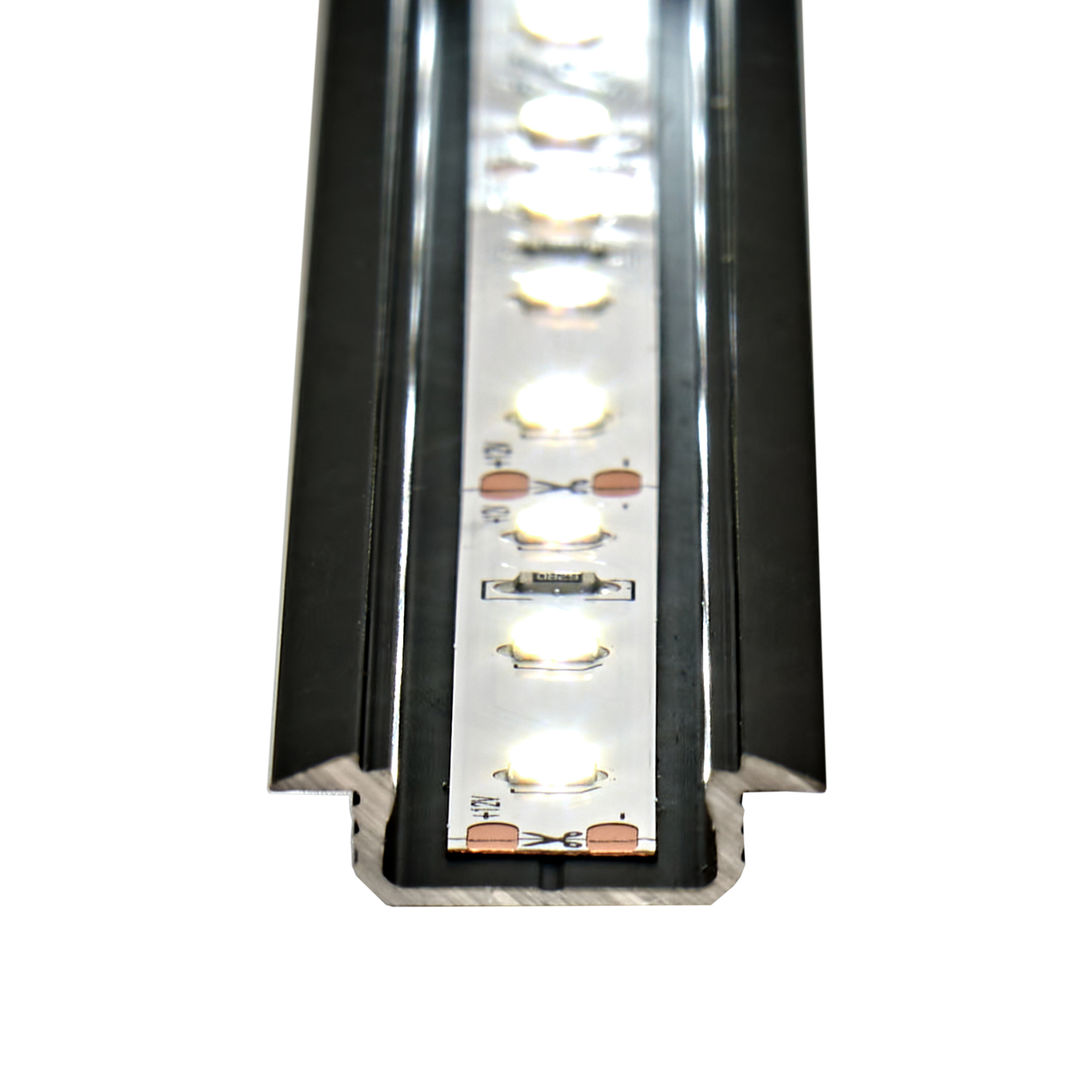 Aluminiowy kanał LED kątowy + Klosz - Konfigurator na wymiar - miniatura 10