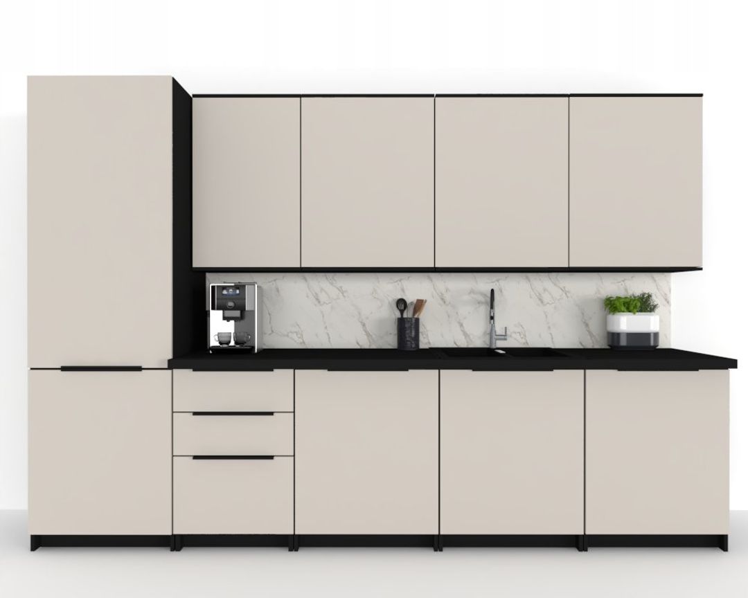 Blat Kuchenny | Roboczy | Głębokość 60 cm | Grubość 3,8 cm - CZARNY - Konfigurator na wymiar - miniatura 3