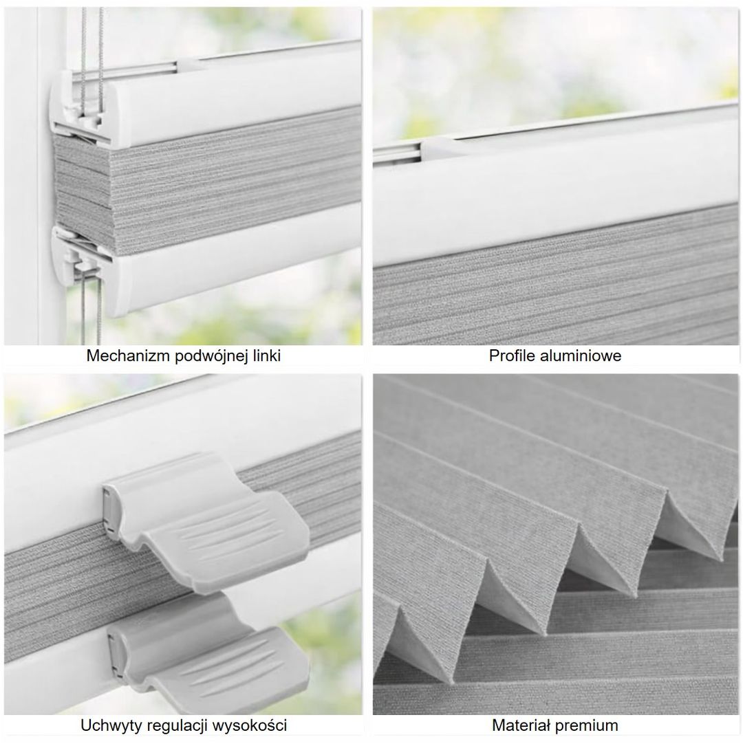 Plisa Okienna Zaciemniająca | Typ BLACKOUT PREMIUM | Roleta plisowana - Konfigurator na wymiar - miniatura 14