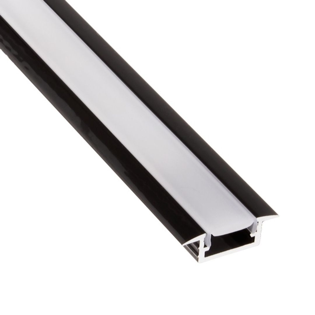 Aluminiowy kanał LED | Profil wpuszczany + Klosz - Konfigurator na dowolny wymiar - miniatura 2