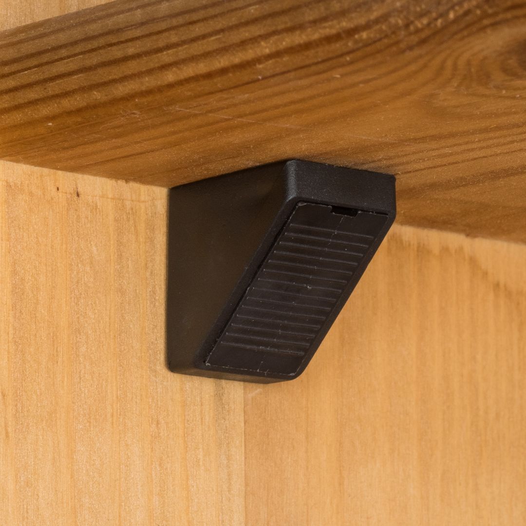 Pojedynczy kątownik meblowy konstrukcyjny z wkrętami - łącznik montażowy do mebli i półek - miniatura 4