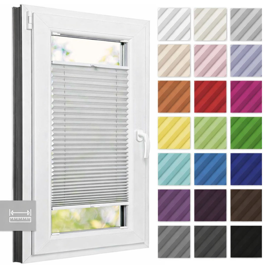 Plisa Okienna Zaciemniająca | Materiał STANDARD | Roleta plisowana - Konfigurator na wymiar