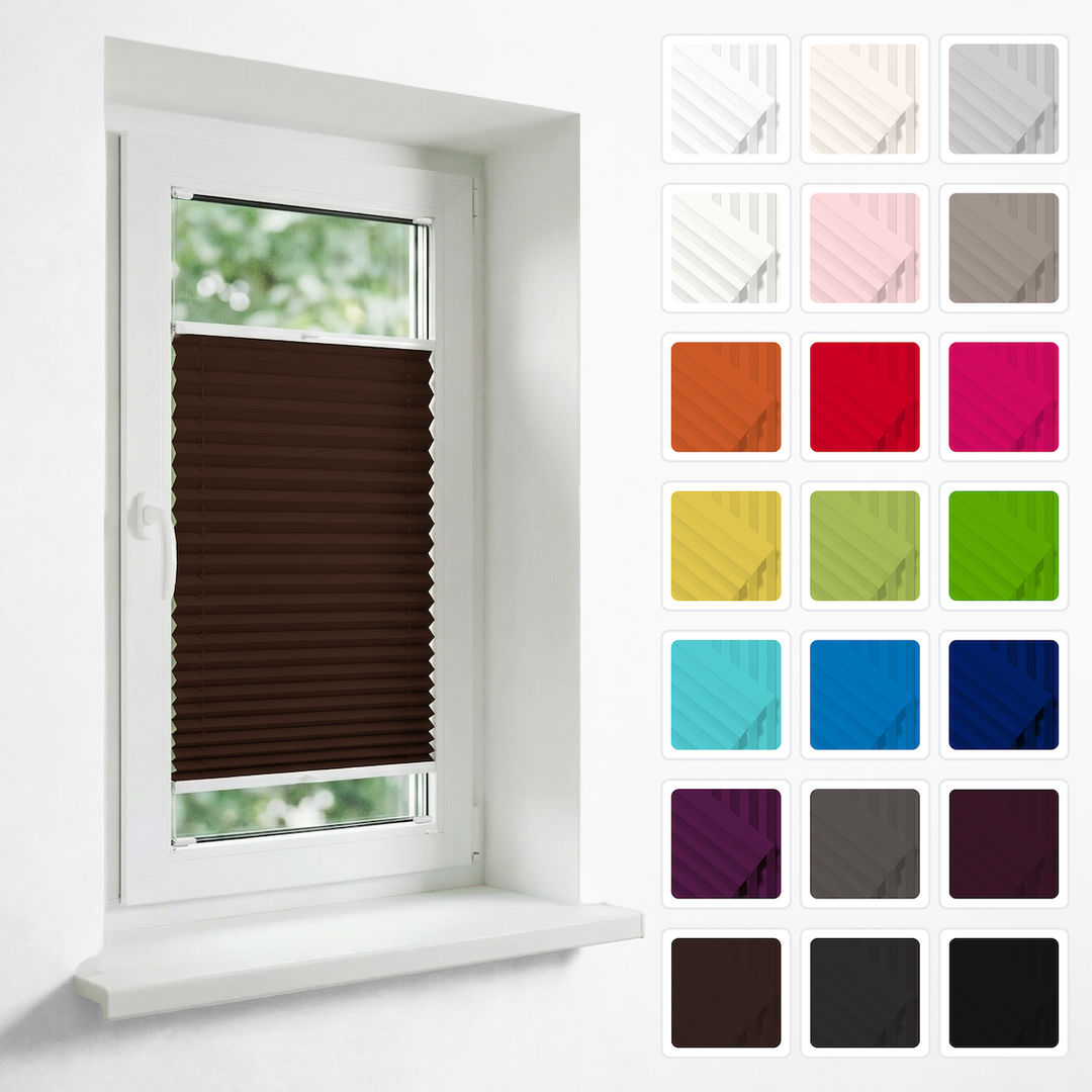 Plisa Okienna Zaciemniająca | Materiał STANDARD | Roleta plisowana - Konfigurator na wymiar - vilo-living