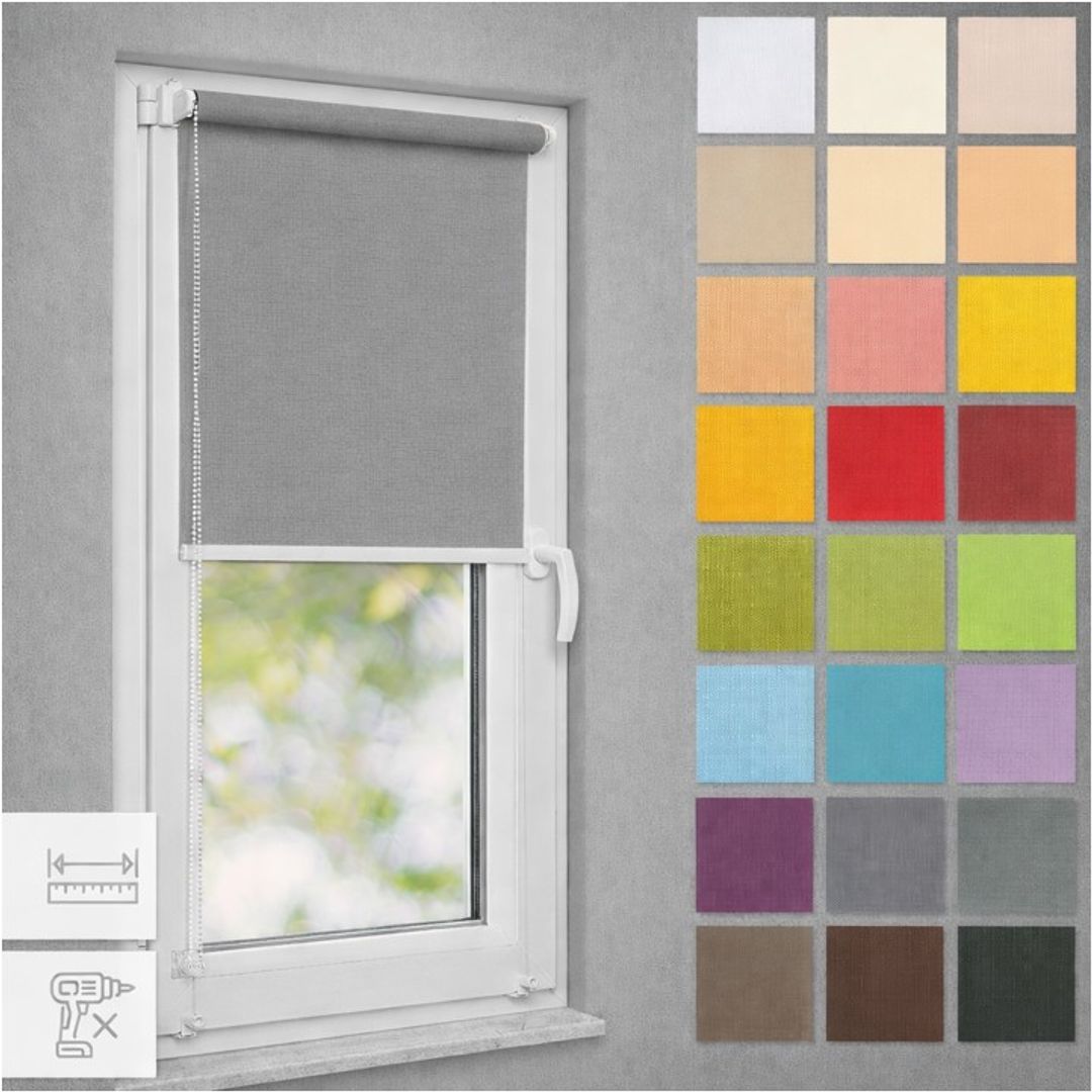 Roleta Okienna Zaciemniająca | Pełna | Materiał Standard - Konfigurator na wymiar - miniatura 9