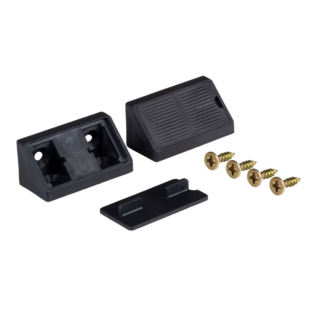 Podwójny kątownik meblowy konstrukcyjny z wkrętami - łącznik montażowy do mebli i półek - miniatura 2