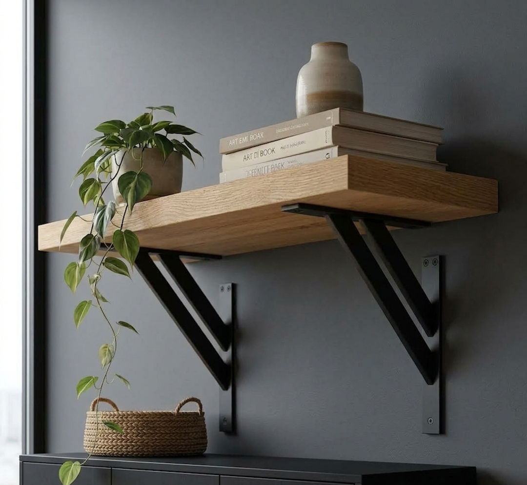 FEST Mocny aluminiowy wspornik uchwyt półki - komplet + wkręty - miniatura 12