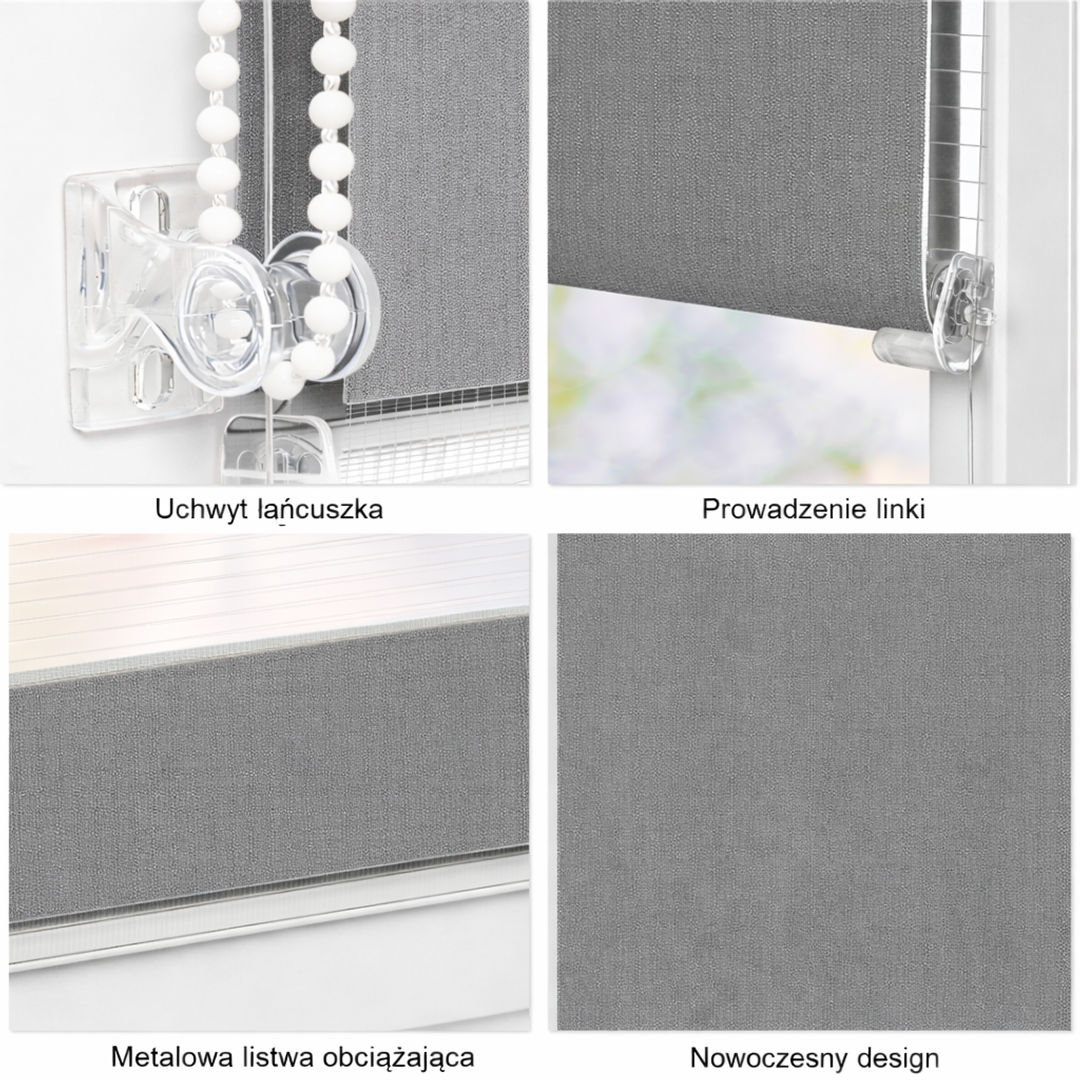 Roleta Okienna Zaciemniająca | Pełna | Materiał Standard - Konfigurator na wymiar - miniatura 3