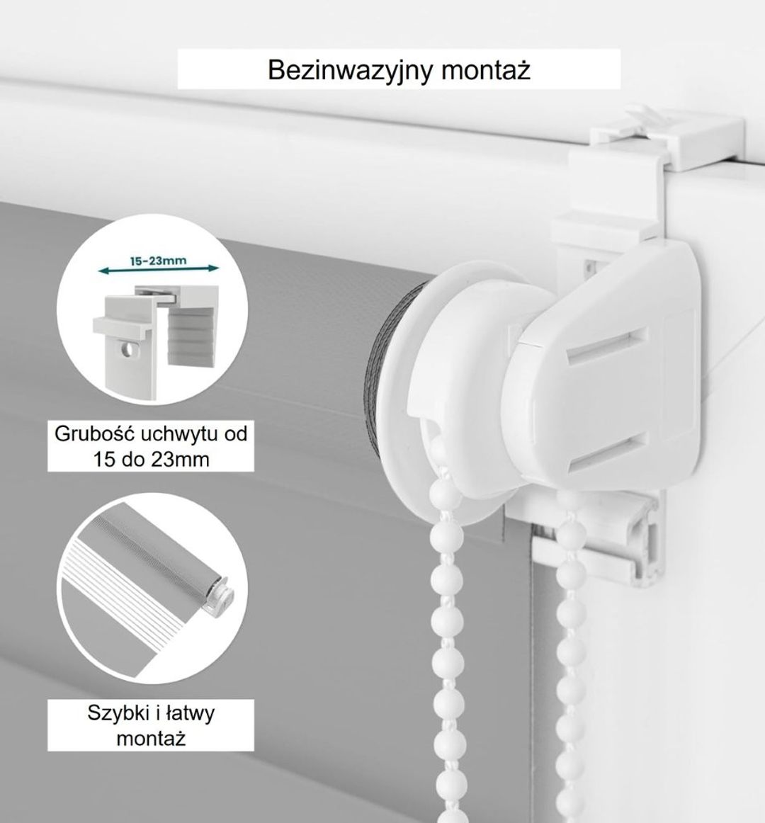 Roleta Okienna Zaciemniająca | Pełna | Materiał Standard - Konfigurator na wymiar - miniatura 14