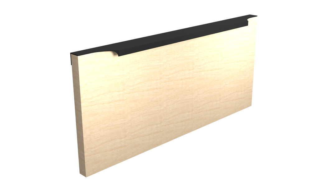 Aluminiowy uchwyt krawędziowy AL-4 malowany - na wymiar - miniatura 7