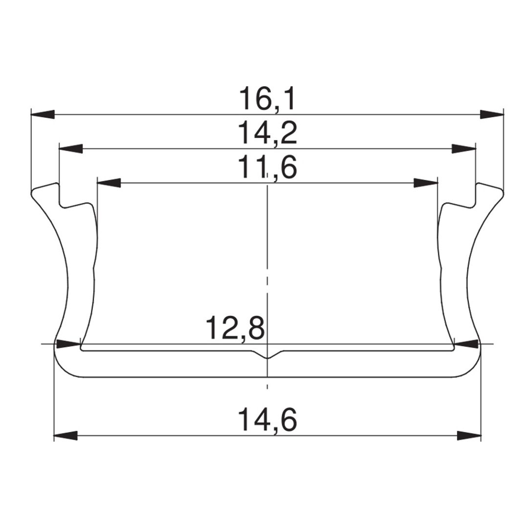 Aluminiowy kanał LED wpuszczany + Klosz - Konfigurator na wymiar - miniatura 7