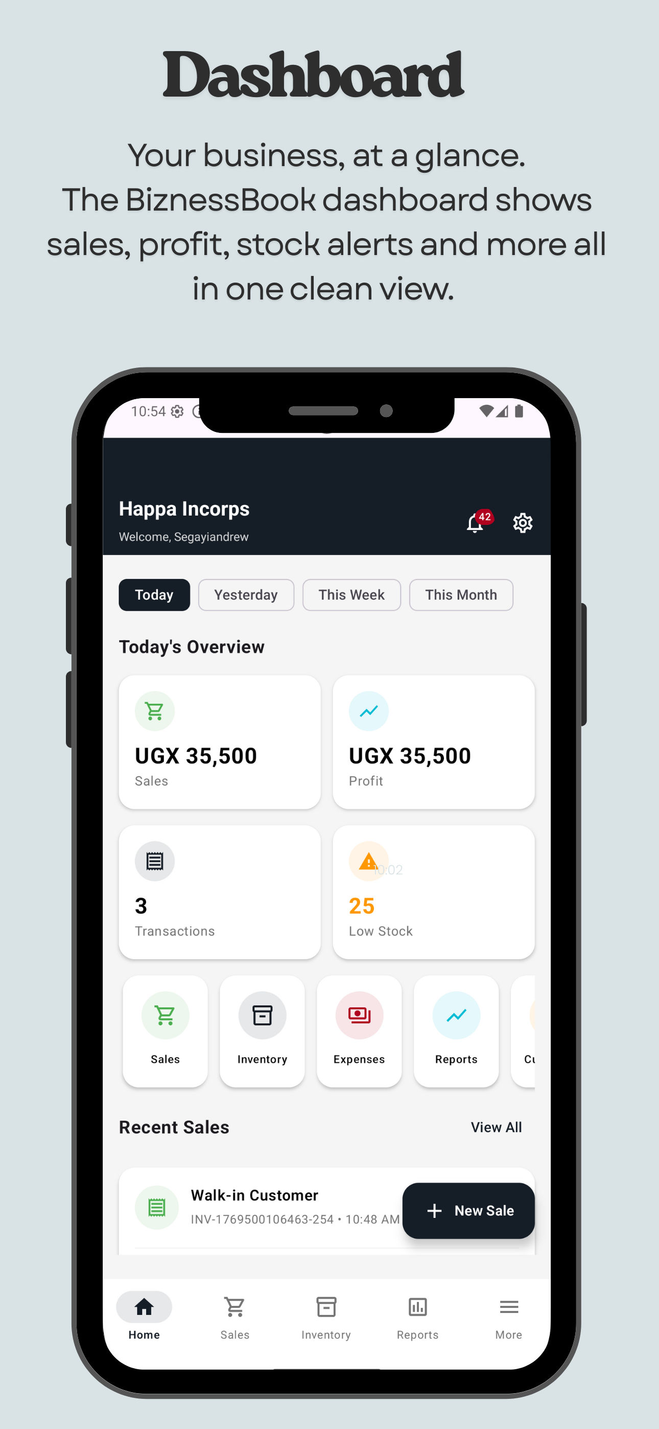 Business Dashboard