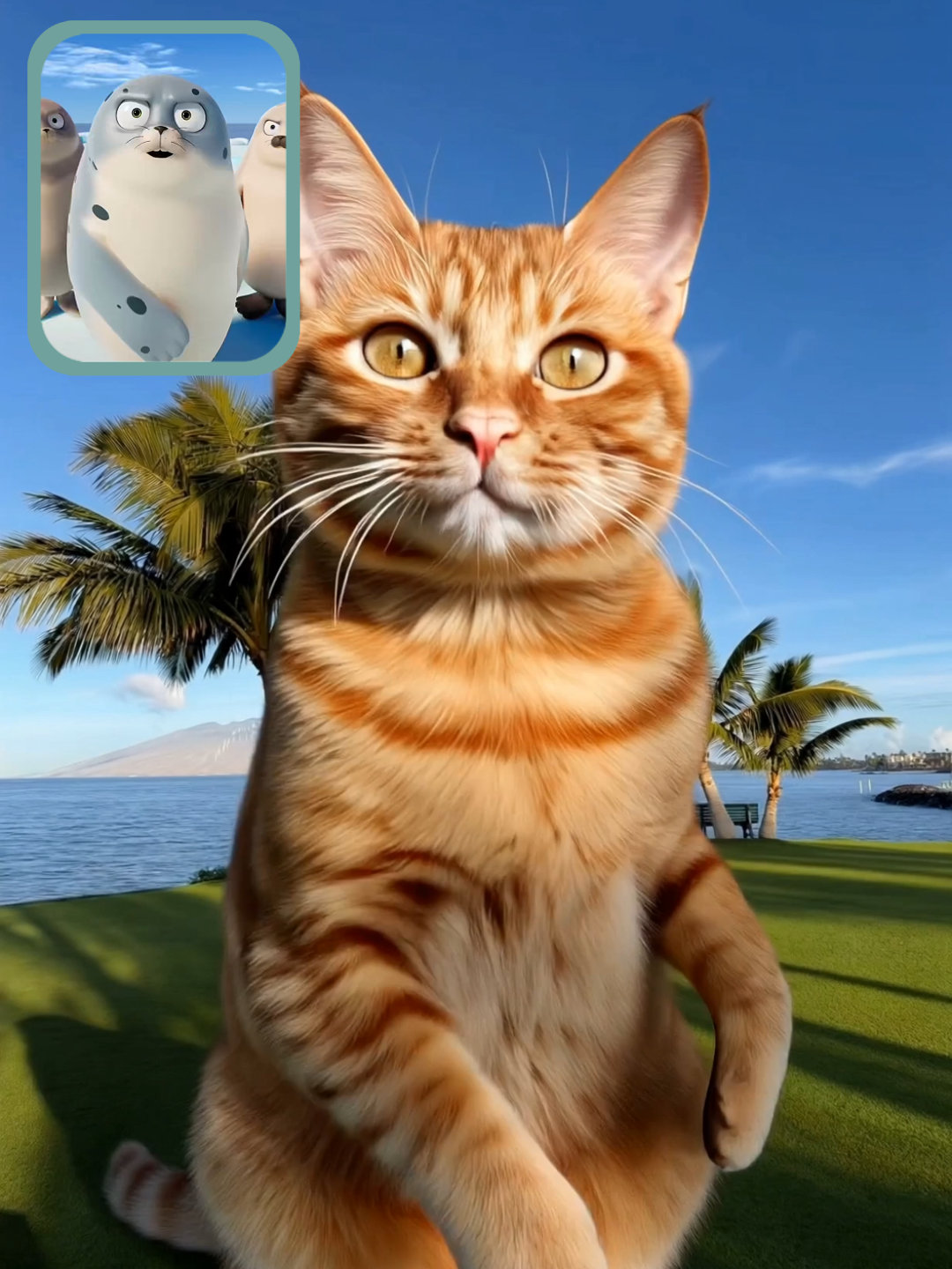 Motion reference example (OpenCreator template: Pet Seal Dance)