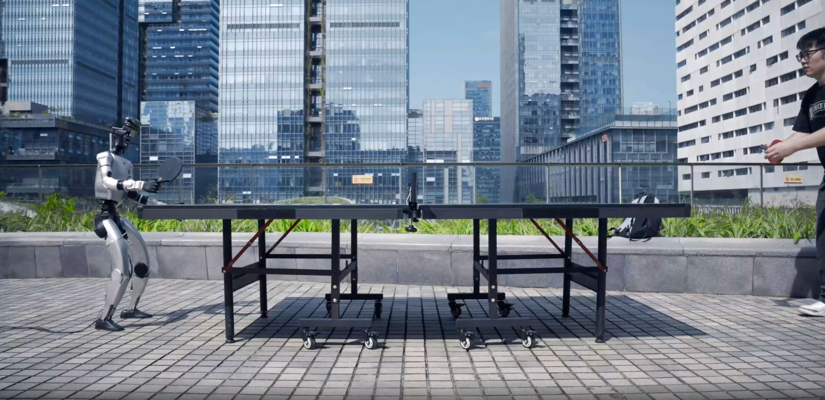 SMASH: Mastering Scalable Whole-Body Skills for Humanoid Ping-Pong with Egocentric Vision