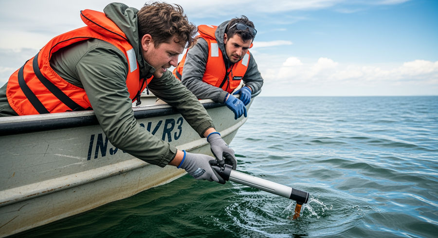 Researchers deploying sensors into Lake Victoria