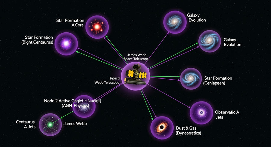 Scientific discoveries from James Webb Telescope's Centaurus A observations